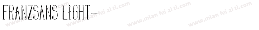FranzSans Light字体转换